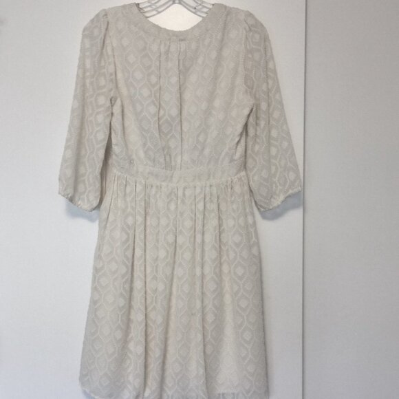 Skies are Blue Ivory Dress XSmall - Picture 3 of 5